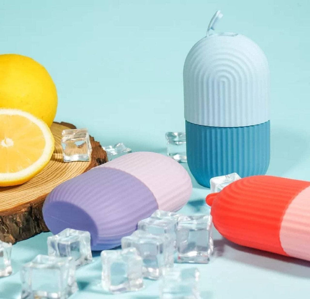 Face Ice Roller to Enhance Skin Glow, Shrink &Tighten Pores, Reusable Facial Ice Roller Face Ice Treatment