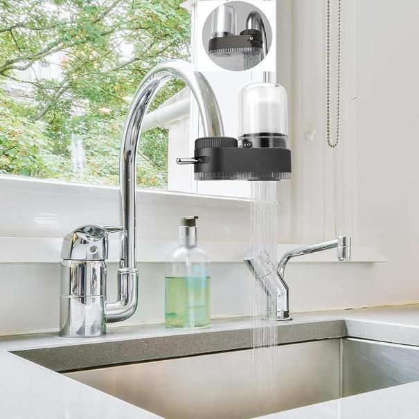 Dual-Spout Kitchen Sink Water Filter